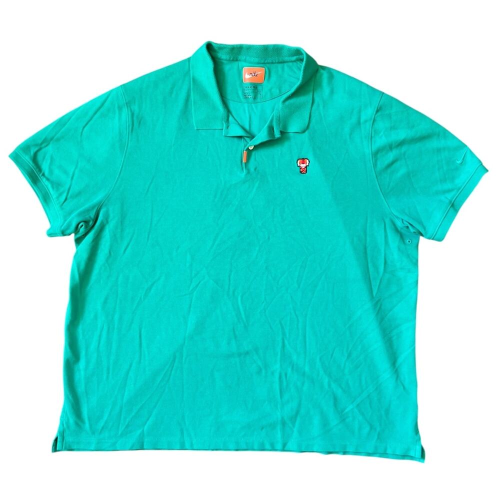 Nike Tiger Woods Frank Golf Polo Shirt Limited Edition Green Size XXL